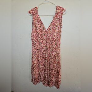 Time and Tru Pink Floral Maxi Dress